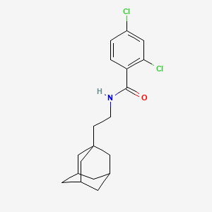 molecular formula C19H23Cl2NO B3990069 N-[2-(1-adamantyl)ethyl]-2,4-dichlorobenzamide 