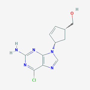 ((1R,4S)-4-(2-Amino-6-chloro-9H-purin-9-yl)cyclopent-2-en-1-yl)methanol