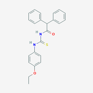 molecular formula C23H22N2O2S B399191 N-(diphenylacetyl)-N'-(4-ethoxyphenyl)thiourea 
