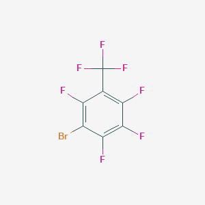 molecular formula C7BrF7 B039922 3-Bromo-2,4,5,6-tetrafluorobenzotrifluoride CAS No. 113601-46-0