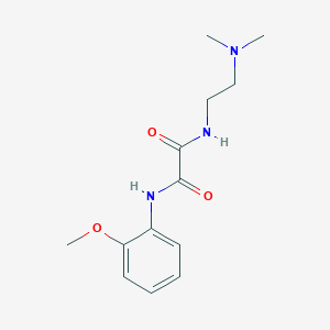 molecular formula C13H19N3O3 B3992479 N-[2-(dimethylamino)ethyl]-N'-(2-methoxyphenyl)ethanediamide 