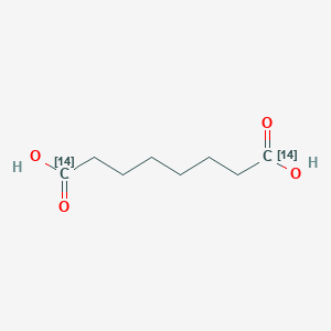 Octanedioic acid-carboxy-14C