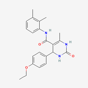 molecular formula C22H25N3O3 B3992871 N-(2,3-dimethylphenyl)-4-(4-ethoxyphenyl)-6-methyl-2-oxo-1,2,3,4-tetrahydropyrimidine-5-carboxamide 