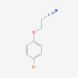 molecular formula C9H8BrNO B039930 3-(4-Bromophenoxy)propanenitrile CAS No. 118449-57-3