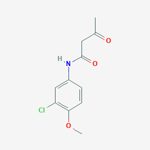 molecular formula C11H12ClNO3 B399313 N-(3-chloro-4-methoxyphenyl)-3-oxobutanamide 