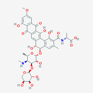 molecular formula C40H44N2O18 B039940 Pradimicin A CAS No. 117704-65-1