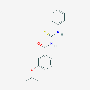 molecular formula C17H18N2O2S B399444 N-(phenylcarbamothioyl)-3-propan-2-yloxybenzamide 