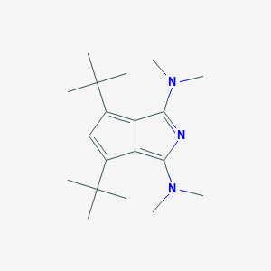 2-Azapentalene, 1,3-bis(dimethylamino)-4,6-di-tert-butyl-