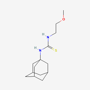 molecular formula C14H24N2OS B3995686 N-1-adamantyl-N'-(2-methoxyethyl)thiourea 