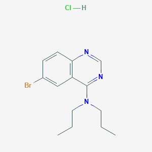 molecular formula C14H19BrClN3 B3995994 C14H19BrClN3 