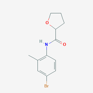 molecular formula C12H14BrNO2 B399602 N-(4-bromo-2-methylphenyl)oxolane-2-carboxamide CAS No. 503563-96-0