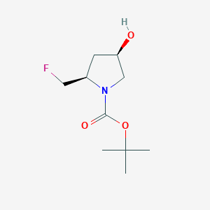 (2R,4R)-tert-Butyl 2-(fluoromethyl)-4-hydroxypyrrolidine-1-carboxylate