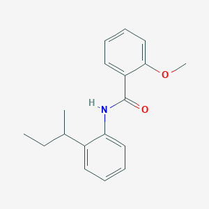 molecular formula C18H21NO2 B399652 N-(2-sec-butylphenyl)-2-methoxybenzamide CAS No. 637308-11-3