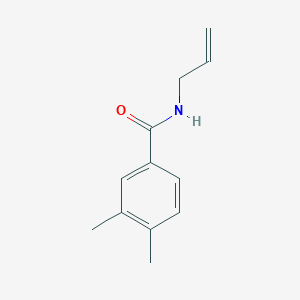 molecular formula C12H15NO B3998466 N-allyl-3,4-dimethylbenzamide 