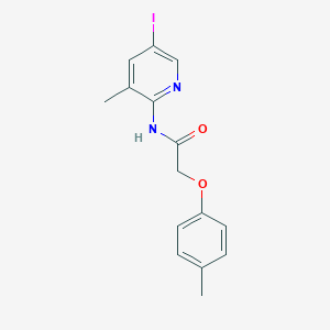 N-(5-iodo-3-methylpyridin-2-yl)-2-(4-methylphenoxy)acetamide