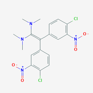 2,2-bis(4-chloro-3-nitrophenyl)-1-N,1-N,1-N',1-N'-tetramethylethene-1,1-diamine
