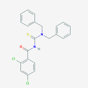 molecular formula C22H18Cl2N2OS B399998 2,4-dichloro-N-(dibenzylcarbamothioyl)benzamide CAS No. 301157-41-5