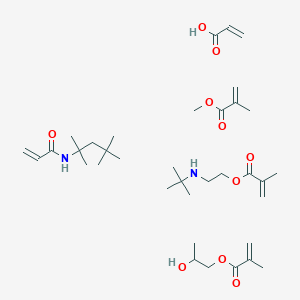molecular formula C36H64N2O10 B040004 Octylacrylamide/acrylates/butylaminoethyl methacrylate copolymer CAS No. 70801-07-9