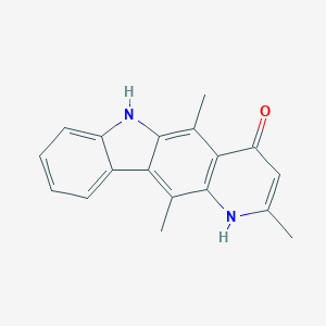 1,4-Dihydro-4-oxo-2,5,11-trimethyl-6H-pyrido(3,2-b)carbazole