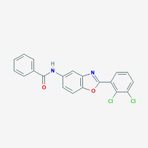 molecular formula C20H12Cl2N2O2 B400080 N-[2-(2,3-dichlorophenyl)-1,3-benzoxazol-5-yl]benzamide 