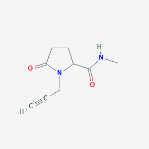 N-methyl-5-oxo-1-prop-2-ynylpyrrolidine-2-carboxamide