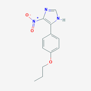 B400145 5-nitro-4-(4-propoxyphenyl)-1H-imidazole CAS No. 65447-43-0