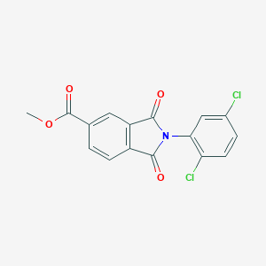 molecular formula C16H9Cl2NO4 B400229 methyl 2-(2,5-dichlorophenyl)-1,3-dioxo-2,3-dihydro-1H-isoindole-5-carboxylate 