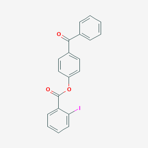 molecular formula C20H13IO3 B400241 4-Benzoylphenyl 2-iodobenzoate 
