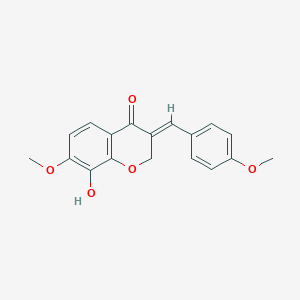 molecular formula C18H16O5 B040026 Intricatin CAS No. 124166-25-2