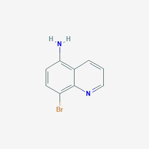 molecular formula C9H7BrN2 B040036 8-Bromoquinolin-5-amine CAS No. 116632-58-7