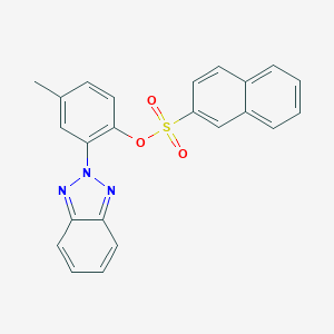[2-(Benzotriazol-2-yl)-4-methylphenyl] naphthalene-2-sulfonate