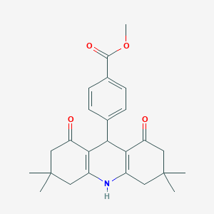Methyl 4-(3,3,6,6-tetramethyl-1,8-dioxo-1,2,3,4,5,6,7,8,9,10-decahydroacridin-9-yl)benzoate