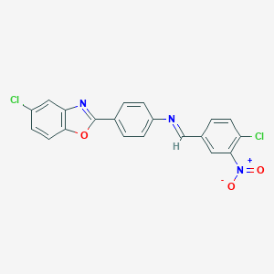 5-Chloro-2-[4-({4-chloro-3-nitrobenzylidene}amino)phenyl]-1,3-benzoxazole