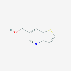 molecular formula C8H7NOS B040043 Thieno[3,2-b]pyridin-6-ylmethanol CAS No. 117390-33-7