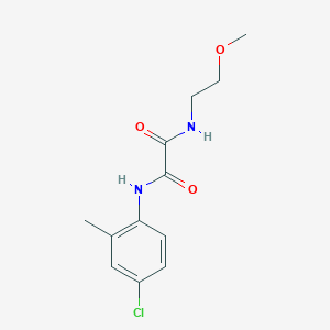 N~1~-(4-chloro-2-methylphenyl)-N~2~-(2-methoxyethyl)ethanediamide