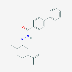 N'-(5-isopropenyl-2-methyl-2-cyclohexen-1-ylidene)-4-biphenylcarbohydrazide