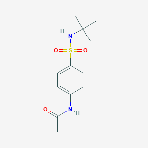 molecular formula C12H18N2O3S B400452 N-[4-(tert-butylsulfamoyl)phenyl]acetamide CAS No. 294885-56-6