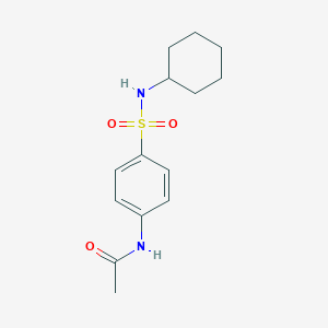 N-[4-(cyclohexylsulfamoyl)phenyl]acetamide