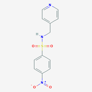 4-nitro-N-(pyridin-4-ylmethyl)benzenesulfonamide