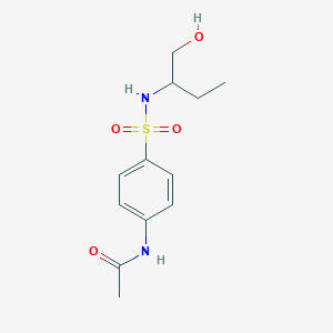 N-{4-[(1-hydroxybutan-2-yl)sulfamoyl]phenyl}acetamide