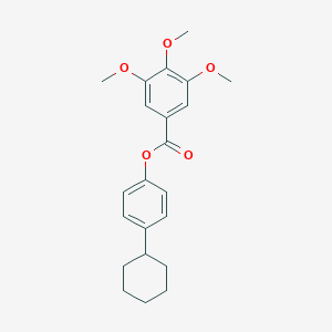 4-Cyclohexylphenyl 3,4,5-trimethoxybenzoate