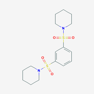 1-{[3-(1-Piperidinylsulfonyl)phenyl]sulfonyl}piperidine