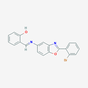 2-({[2-(2-Bromophenyl)-1,3-benzoxazol-5-yl]imino}methyl)phenol