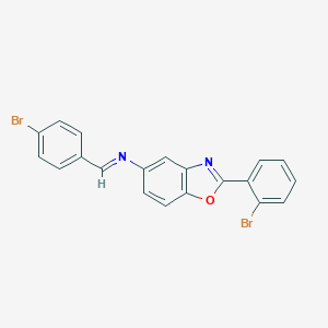 N-(4-bromobenzylidene)-N-[2-(2-bromophenyl)-1,3-benzoxazol-5-yl]amine