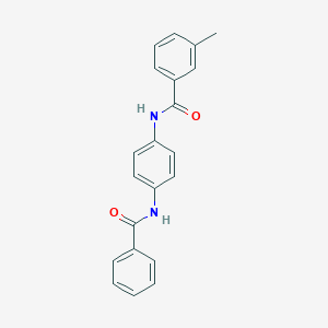 N-[4-(benzoylamino)phenyl]-3-methylbenzamide