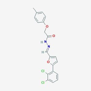 N'-{[5-(2,3-dichlorophenyl)-2-furyl]methylene}-2-(4-methylphenoxy)acetohydrazide