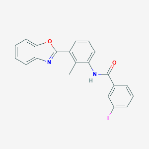 N-[3-(1,3-benzoxazol-2-yl)-2-methylphenyl]-3-iodobenzamide