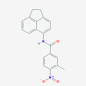 molecular formula C20H16N2O3 B400500 N-(1,2-dihydroacenaphthylen-5-yl)-3-methyl-4-nitrobenzamide 