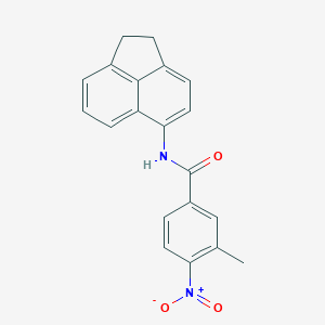 N-(1,2-dihydroacenaphthylen-5-yl)-3-methyl-4-nitrobenzamide