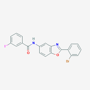N-[2-(2-Bromo-phenyl)-benzooxazol-5-yl]-3-iodo-benzamide